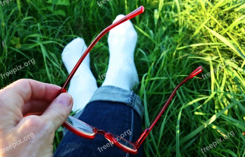 Glasses Eyesight Reading Hand Frame