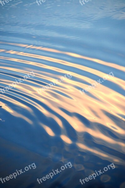 Water Past Shoot Blue Blue Water Light