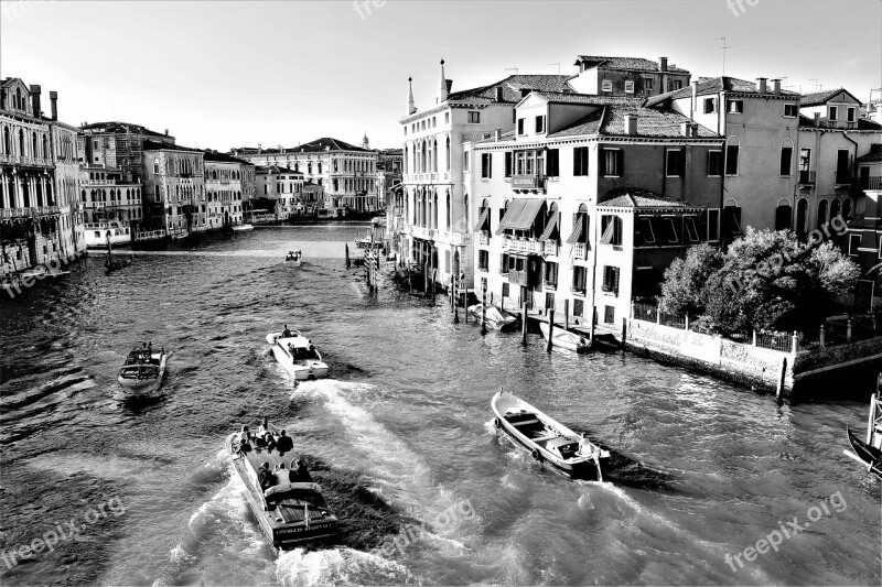 Venice Italy Channel Architecture Buildings