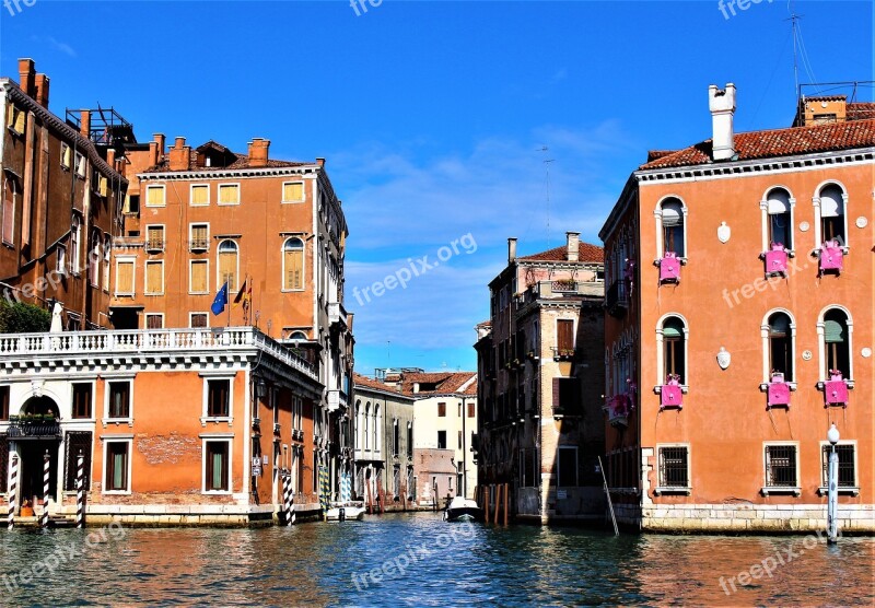 Venice Italy Architecture The Grand Canal Channel