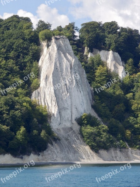 Rügen Nature Park White Cliffs Baltic Sea Rock