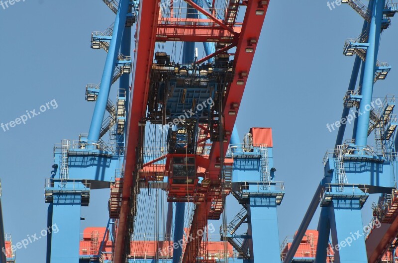 Hamburg Port Elbe Hanseatic City Ship