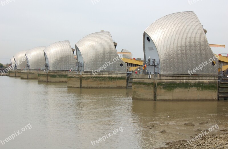 Thames Barrier London Free Photos