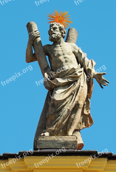 The Apostle Saint Andrew The Statue Of Free Photos