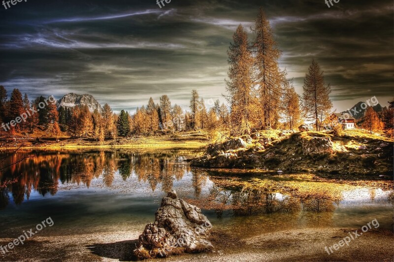 Dolomites Mountains Italy Alpine View