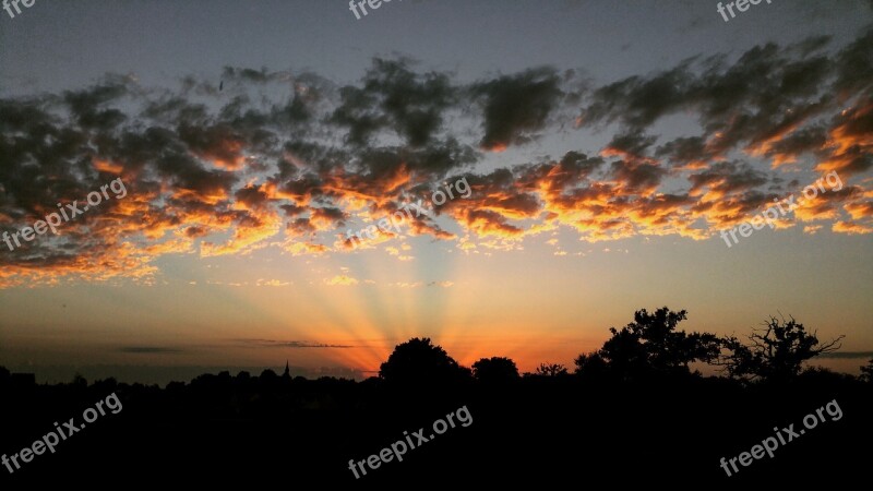 Sun Nature France Landscape Free Picture