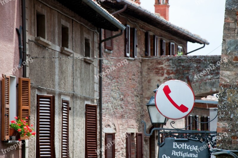 Alley Country Old Town Walls Borgo