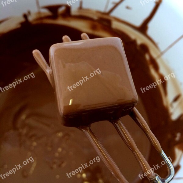 Hand Dipping Chocolates Fork Dipping Chocolate Food