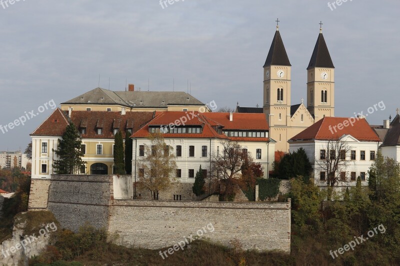 Veszprém Veszprém City Castle Distance Free Photos