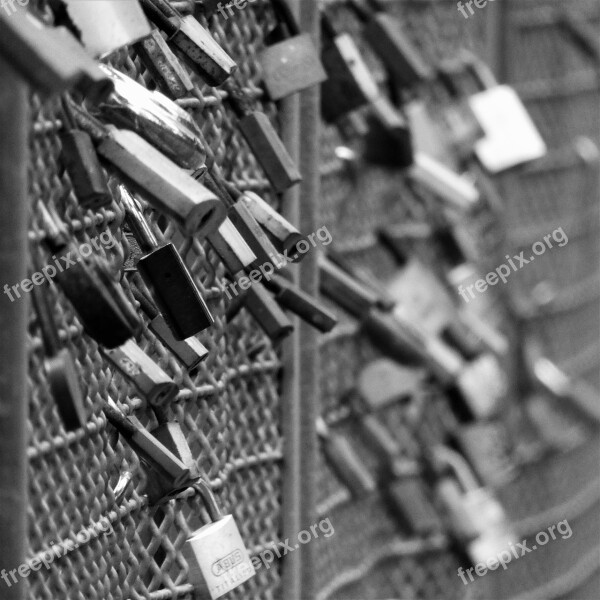 Castles Love Love Locks Bridge Padlock