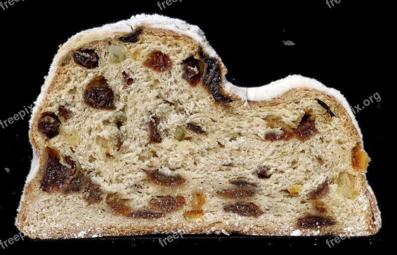 Tunnel Christmas Stollen Christmas Sweets Icing Sugar Yeast Great