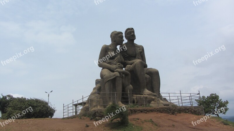 Kerala Idukki Ramakkalmedu Statue Tribal