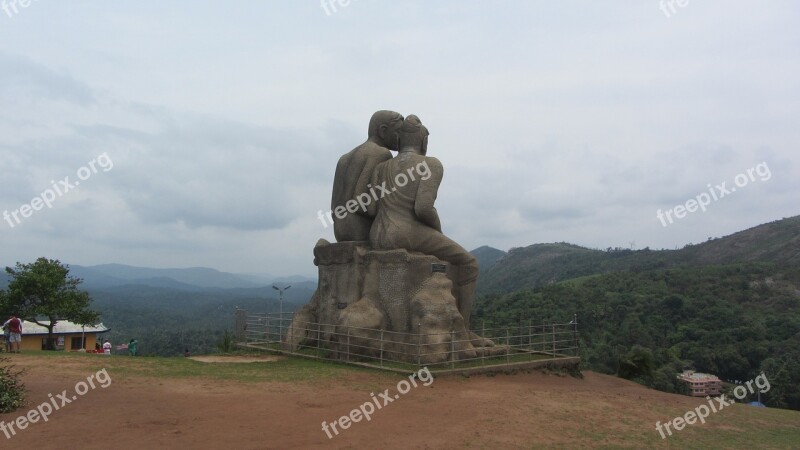 Kerala Idukki Ramakkalmedu Statue Tribal