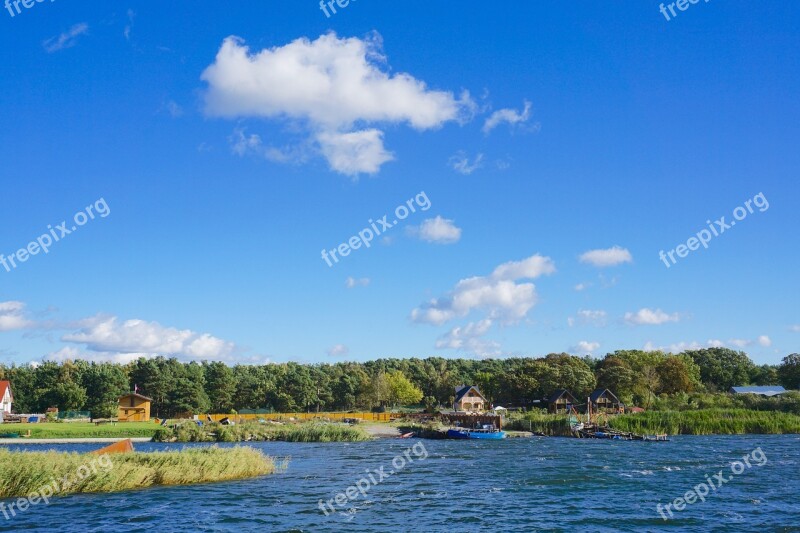 Nature Waters Summer Sky In The Free