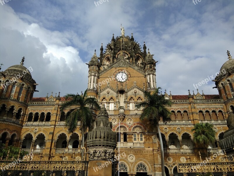 Csmt Mumbai Architecture Building Travel