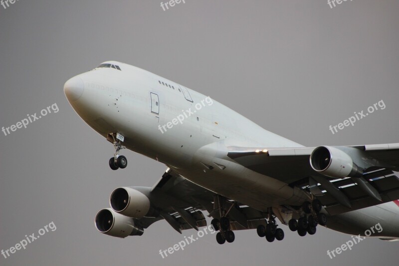 Aircraft Jumbo Jet Aviation Boeing Flying