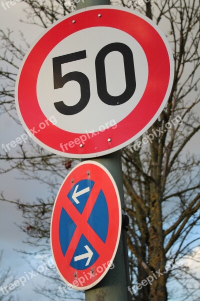 Traffic Sign Round Shield Red Traffic