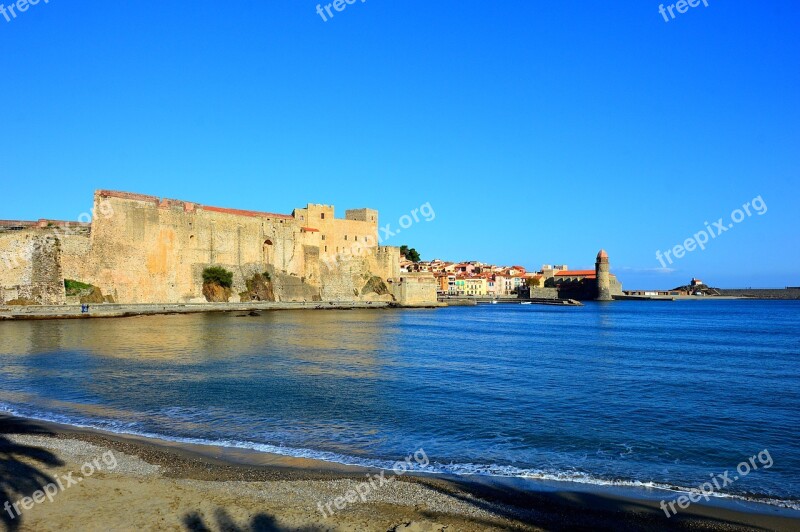 Collioure France Catalan French Town Mediterranean