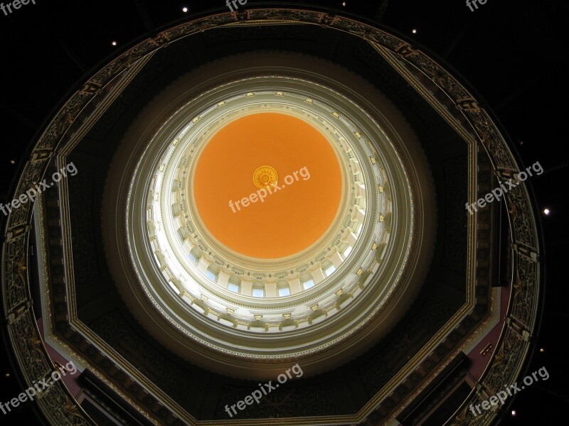 Rotunda Dome Building Architecture Capitol