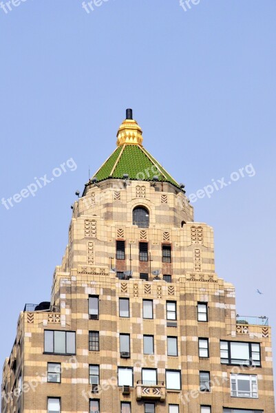 Building New York City Architecture Manhattan New York Skyline