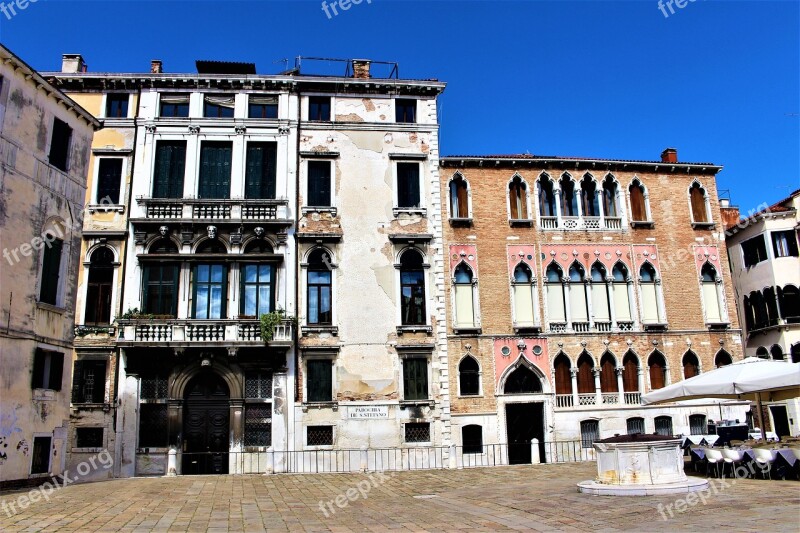 Venice Italy Architecture Palace Buildings