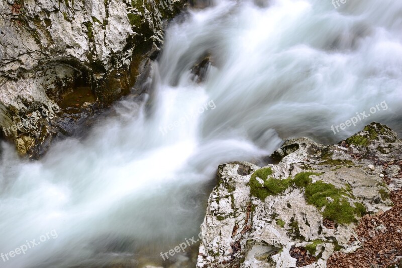 River Stone Clammy Flow Water