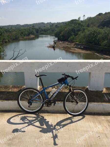 Bicycle River Bridge Bike Cyclist