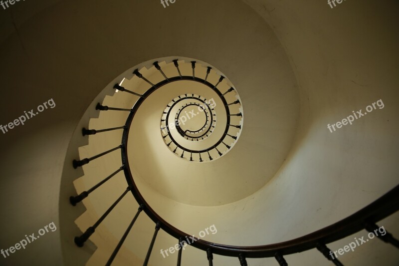 Staircase Whirlpool Lighthouse Free Photos