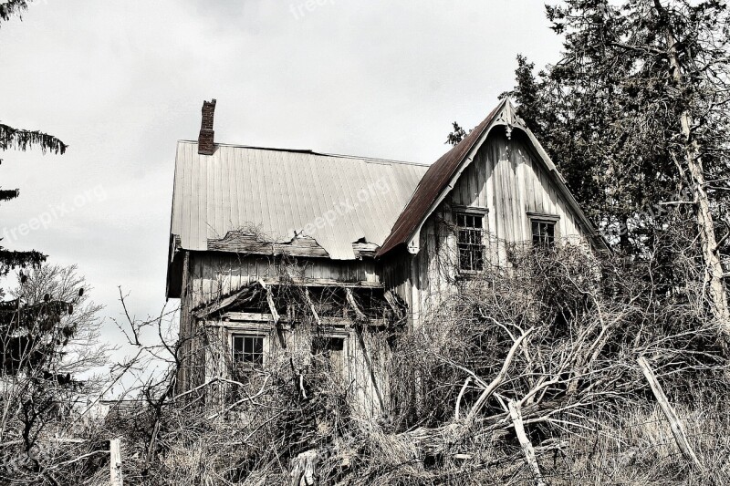 Abandoned House Farm Scary Creepy