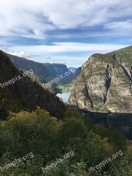 Fjord Water Norway Nature Tourism