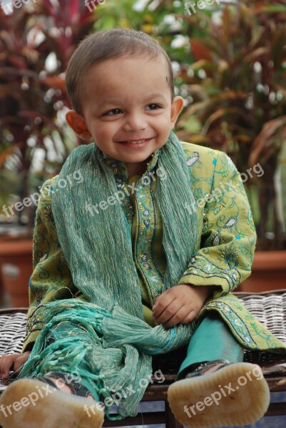 Indian Boy Traditional Dress Free Photos