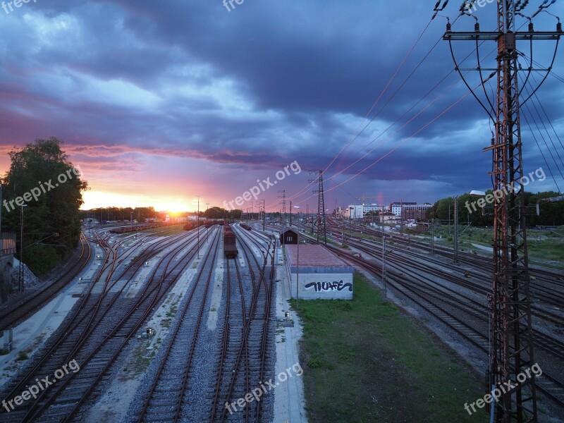 Sunset Railway Augsburg Rail Transportation