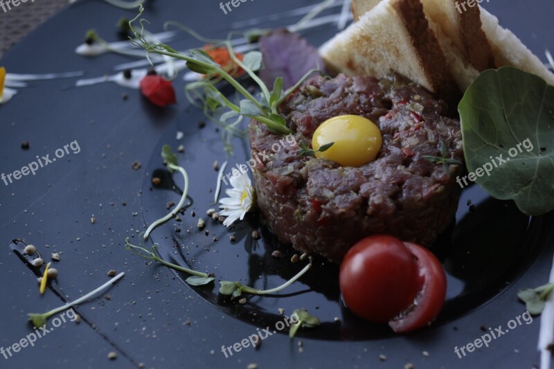 Food Fun Tasty Tartar Free Photos