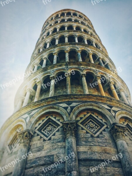 Pisa Tower Tourism Showplace Beauty