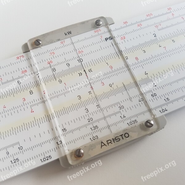 Numeral Scale Measure Engineering Rule Of Calculation