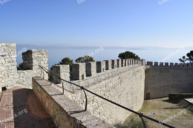 Castiglione On The Lake Trasimeno Lake Trasimeno Castle Fortress