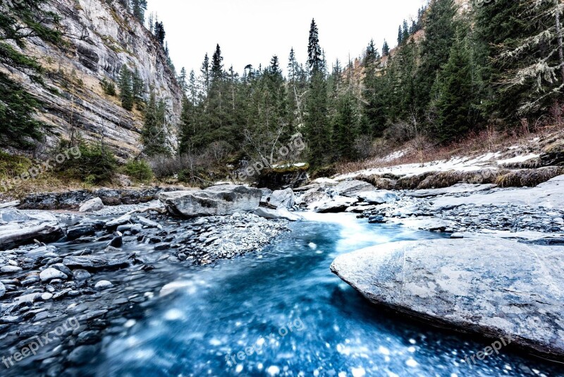 Kandersteg River Switzerland Free Photos