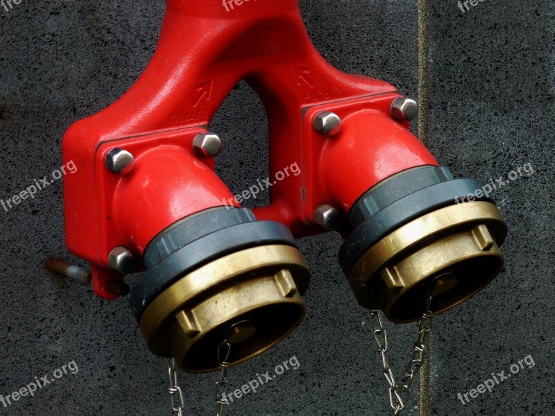 Hydrant Tap Watering Hole Feuerwehrhydrand Water Distribution System