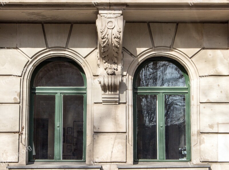 Stucco Façade Window Sculpture Architecture Fürth Historicism