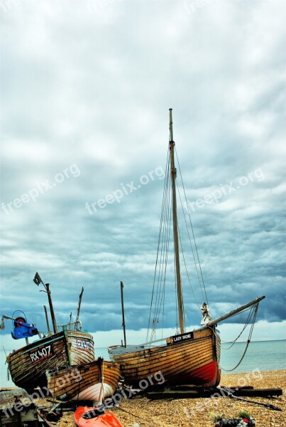 Deal Uk England Boat Ship Blue