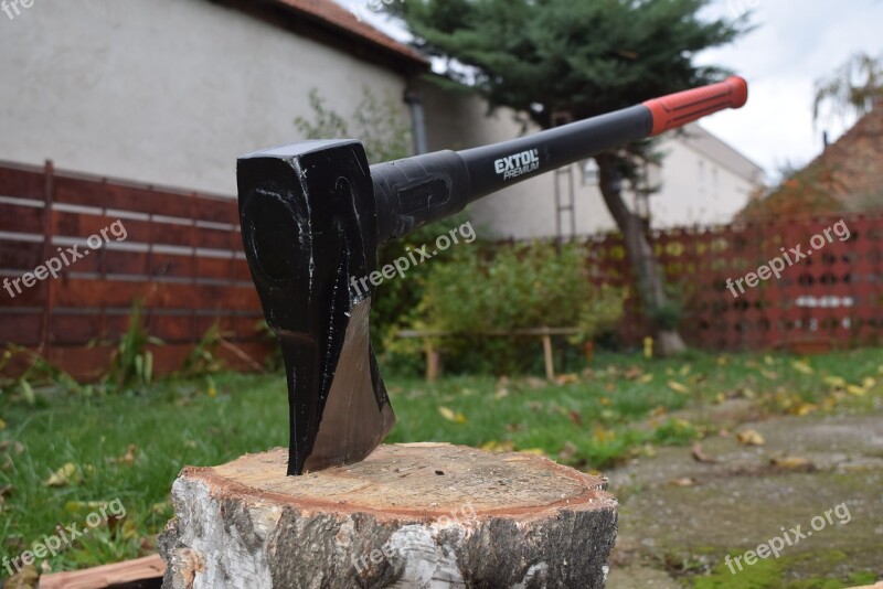 Heavy Axe Káľačka Preparation Of The Wood Winter Chop Wood