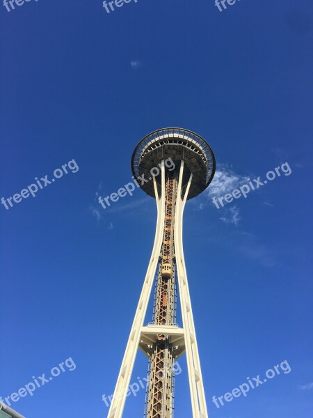 Seattle Space Needle Skyline Travel