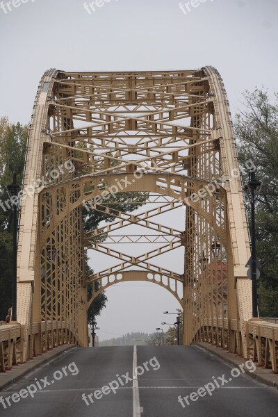 Kossuth Bridge Győr Hungary Buildup Free Photos