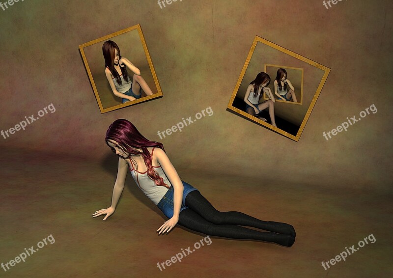 Teen Girl Sitting Room Images