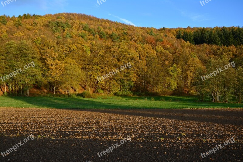 Arable Ackerfurchen Agriculture Symmetry Earth