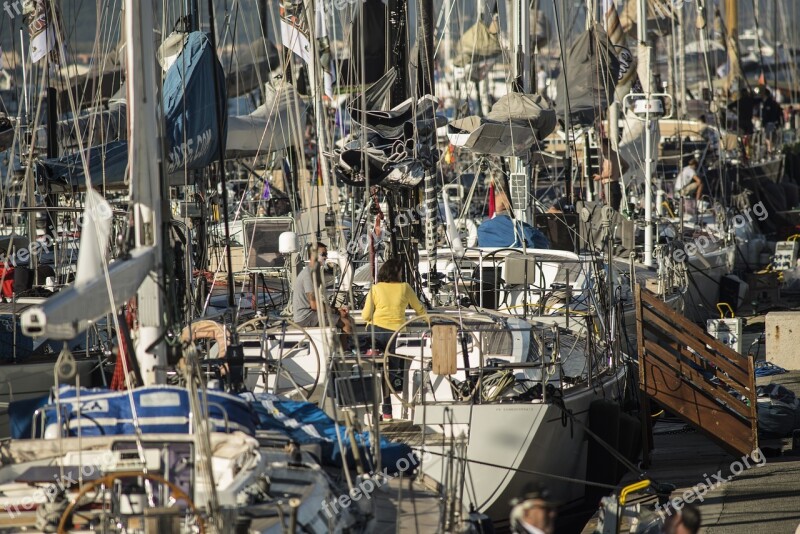 Saint Tropez Sail Port Water Sailing Boats