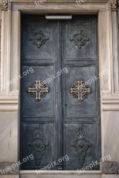 Daniel Church Grey Metal Cross