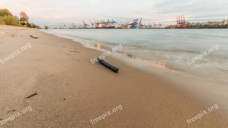 Elbe Hamburg Elbe Beach Lights Light