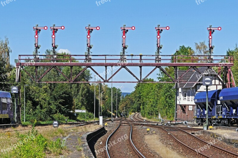 Gantry Bad Harzburg Famous Protected Monument Terminal Station