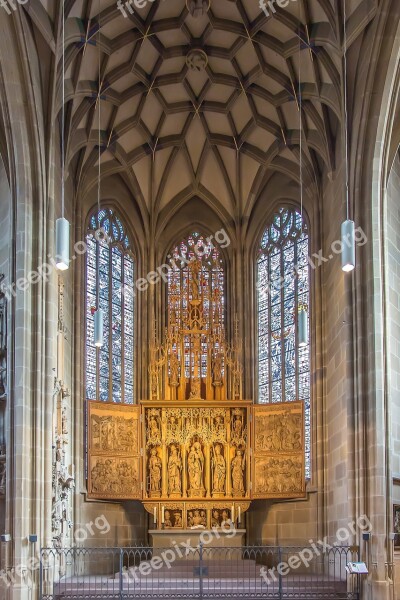 Heilbronn St Kilian Saint Kilian's Church Hans Seyfer Altar